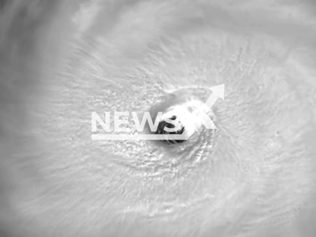 Hurricane Ian’s impressive and clear eye over the Gulf of Mexico, Tuesday, Sep. 27,2022. Hurricane Ian strengthened to a category three. Note: Photo is a screenshot from a video.(@CIRA_CSU/Newsflash)