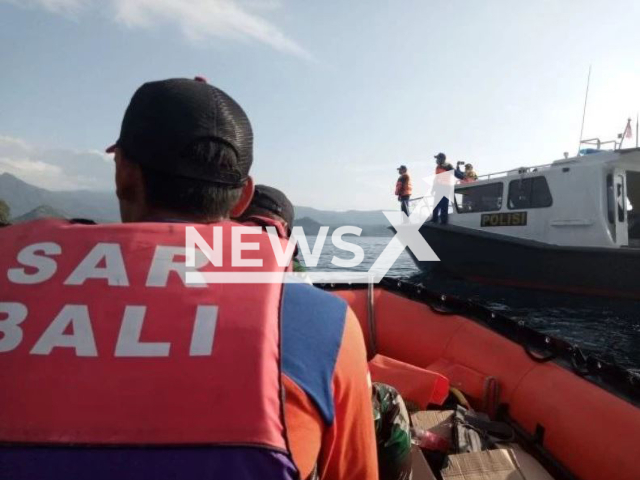 Rescue crews search for 68-year-old   British tourist identified as Graham. S. in Karangasem, Bali,  Indonesia, on Wednesday, Sept. 28, 2022. The victim departed with his wife to go snorkelling   and she  alerted authorities when  her husband did not return to the beach. Note: National Search and Rescue Agency photo. (@basarnas_bali/Newsflash)