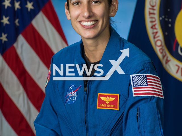 Jasmin Moghbeli poses in an undated photo. She shared a post on social media about the protests in Iran and Mahsa Amini, who died in hospital on Sept. 16, 2022, three days after she was arrested and reportedly beaten by morality police in Tehran, Iran. Note: Picture is from NASA (NASA/Newsflash)