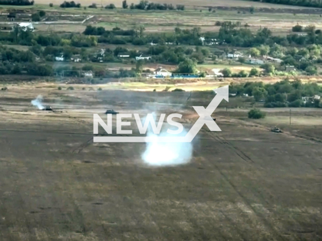 Soldiers of the 72nd separate mechanized brigade destroy Russian military positions in the Donetsk region in Ukraine in undated footage.
The fighters destroyed or captured the 8th equipment units of the Russian army in a total cost of military Russian equipment is almost 7 million dollars.
 Note: This picture is a screenshot from the video. (@72.brigade.best/Newsflash)