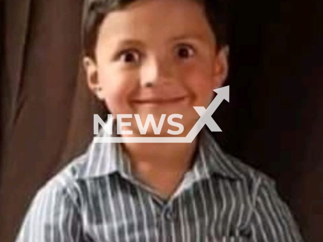 Gabriel Esteban Cubillos, 5,  poses in undated photo.  He was murdered by his father as revenge  against his mother in Melgar, Colombia on Monday, Oct. 3, 2022.
Note: Private photo.  (Newsflash)