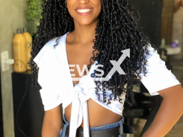 Camila Pinheiro da Costa (27) who died after suffering an electrical shock in Nova Vicosa in Bahia, Brazil in February 2022.
Note: Private photo(Newsflash).