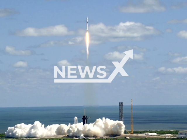 The SpaceX Falcon 9 rocket and Crew Dragon Endurance lift off from Launch Complex 39A at NASA's Kennedy Space Center in Florida on Wednesday, Oct. 5, 2022.Note: Photo is a screenshot from a video.(NASA's Kennedy Space Center/Newsflash)