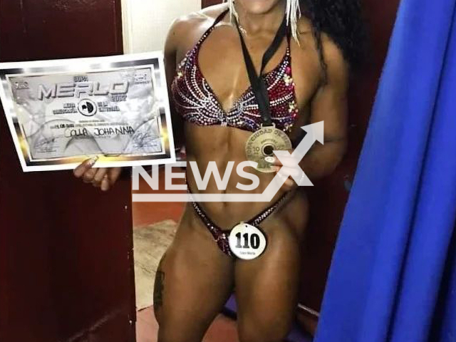 Johana Colla, 30, poses in an undated photo. Colla, an Argentine bodybuilder, died Saturday, Oct. 8, 2022, in Brazil, hours after being runner-up in a contest that took place in the city of Sao Paulo. Note: Picture is private (@joharulos/Newsflash)