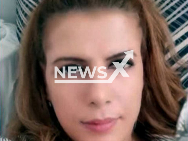 Yasemin Uzuncelebi, 42, (pictured) whom Mehmet Yildiz, 30, sneaked into her house at night and poured chemicals on her face and escaped in Istanbul, Turkey on 5th October 2021. Note: Private picture (Newsflash)