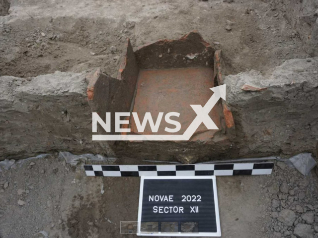 Image shows an ancient fridge, undated photo. It was found in the post-ancient city of Novae, Bulgaria. Note: Licensed content. (P. Dyczek/Newsflash)