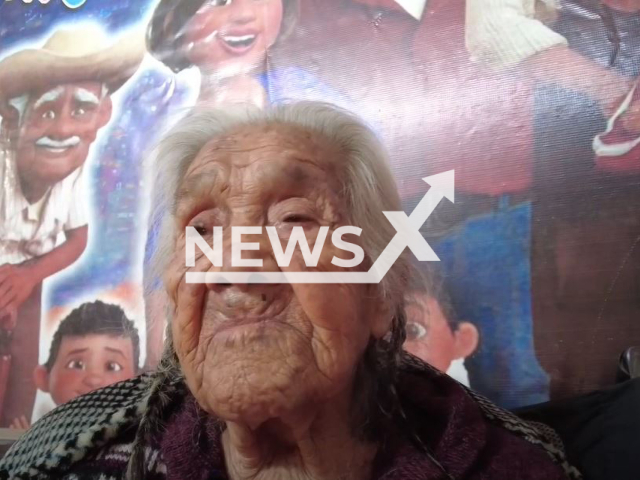 Picture shows Maria Salud Ramirez Caballero, 109, undated.  She  inspired the character  'Mama Coco' in the animated film,  Coco,  and died in her hometown of Santa Fe de la Laguna, Mexico,  on Sunday, Oct. 16, 2022. Note: Photo is a screenshot from a video. (Newsflash)