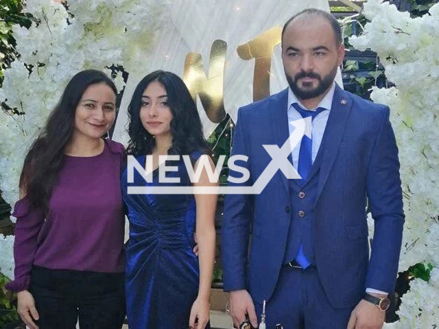 Nuray Demir, 17, (middle) poses with her ex-fiance, Taner Bektas, (right) in an undated photo. She was allegedly killed by her ex-fiance in Antalya, Turkey. Note: Private picture (Newsflash)