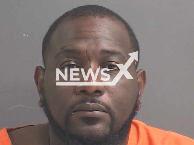 Elger Johnson (38) a fugitive wanted on drug trafficking and several other charges arrested after fleeing from deputies and hiding in the woods in DeBary in Florida in the United States on the 2nd of March 2022.
Note: This picture is a screenshot from the video.
(VOLUSIA COUNTY DIVISION OF CORRECTIONS/Clipzilla)