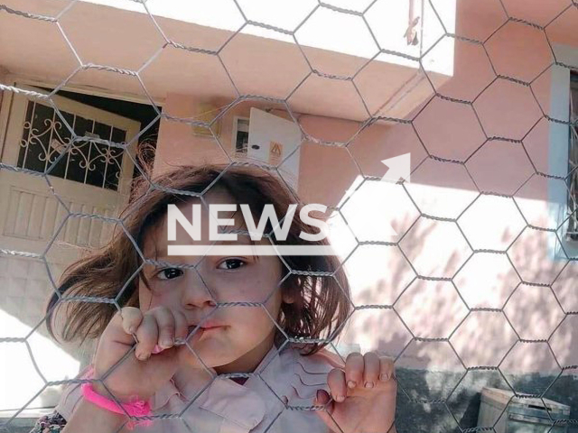 Naz Gul Akduman, 4, poses in an undated photo. She died in Kozan, Adana, Turkey, Tuesday, Oct. 18, 2022. Note: Picture is private (Newsflash)