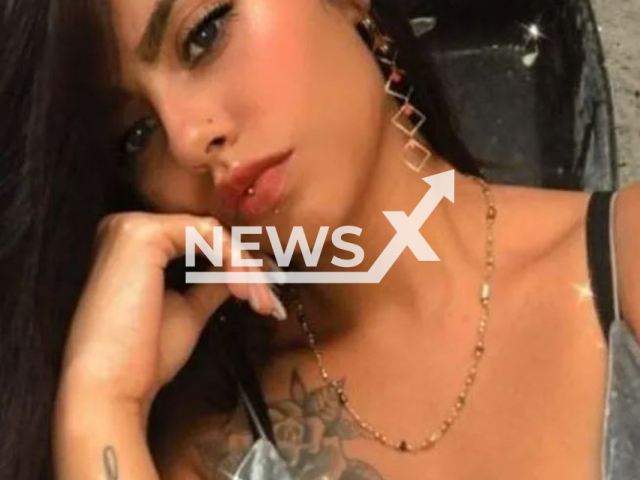 Jenifer Cristina dos Santos Moreira, 20, poses in undated photo. She was killed by her ex husband Alessandre Garcia da Silva, 35, in Sao Paulo, Brazil, on Friday, Oct. 21, 2022. Note: Private photo.  (Newsflash)