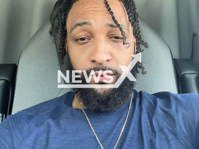 The 28-year-old man John Battle, who had been killed when got caught in the crossfire of two feuding groups in Lithonia, Georgia on 3rd March 2022. Note: A private photo. (@mellya12/Newsflash)