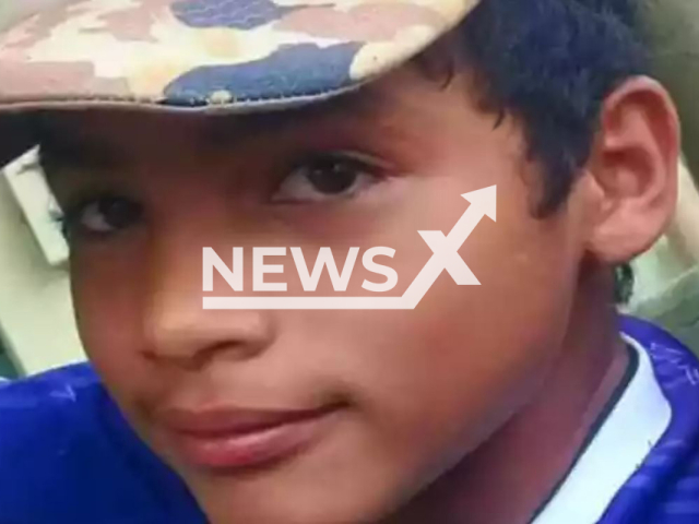 Matheus Felipe Pereira, 13, poses in undated photo. He died in an accident with a homemade gun in Sao Pedro da Garca, Brazil,  on Tuesday, Oct. 25, 2022.  
 
Note: Private photo.  (Newsflash)