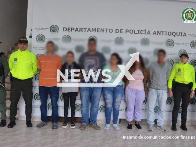 Picture shows the suspects involved in the disappearance of Maximilano Tabares in Segovia, Colombia, undated. The boy disappeared on Wednesday, Sept. 21, 2022. Note: Prosecution photo. (@FiscaliaCol/Newsflash)