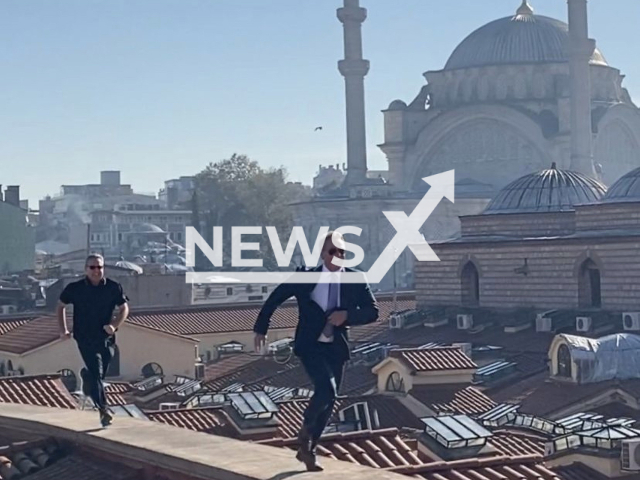 Photo shows U.S. Ambassador Jeff Flake running on the roof of Grand Bazaar, one of Istanbul’s landmarks, undated photo. The photo looks similar to the iconic scene in the 2012 “Skyfall,” the 23rd movie of the James Bond series. Note: Picture is a screenshot from a post (@jeffflake/Newsflash)