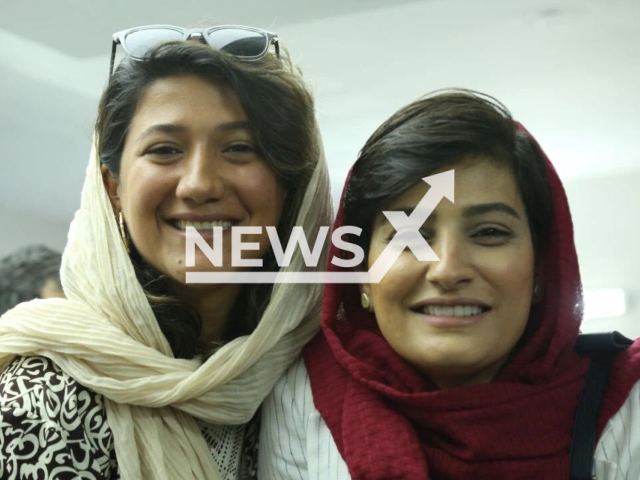 Elahe Mohammadi (right) poses with Niloofar Hamedi (left) in an undated photo. The two Iranian journalists were arrested in Tehran, Iran. Note: Picture is private (Newsflash)