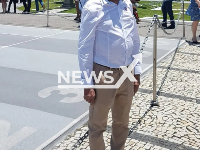 Victim Jose Alves Simao, aged 82, poses in undated photo. He died as he got dragged by the subway after getting his hand stuck in the door in the city of Rio de Janeiro, Brazil on Saturday, Oct. 22, 2022. Note: Private photo. (Newsflash)