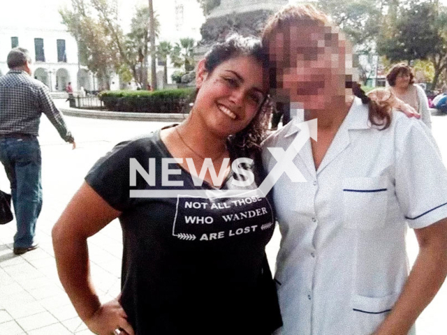 Nurse Brenda Aguero, poses with unidentified woman, undated. She is accused of the death of at least five newborn babies between March and June of this year in Cordoba, Argentina.
 
Note: Private photo.  (Newsflash)