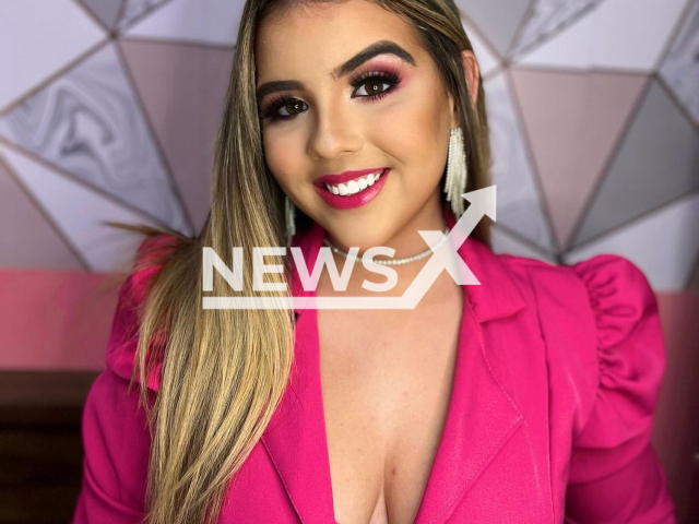 Influencer Julia Noara, 21, poses in undated photo. She and Leticia Hordones, 26, died after a car collided with a truck in Divinopolis, Brazil, on Saturday, Oct. 29, 2022. Note: Private photo. (@julia_noarareal/Newsflash)