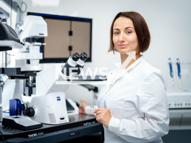 Physicist Dr Larysa Baraban, poses in undated photo. She was  awarded an ERC Consolidator Grant to continue developing bio-nanosensors for medical diagnostics at the Helmholtz-Zentrum Dresden-Rossendorf, in Dresden, Germany.
Note: Licensed photo.  (HZDR/Newsflash)