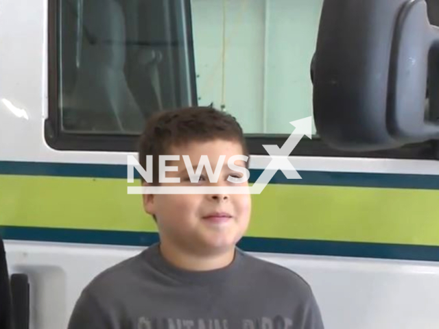 Cooper Beavers, 9, poses in undated photo. He saved his mom Sumer Carter's life when she suffered a severe allergic reaction while driving in Cullman County, Alabama, USA.
 
Note: Photo is a screenshot from a video. (Newsflash)