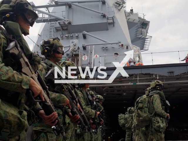 The bilateral exercise between Australia & Singapore "TRIDENT 2022". Note: Picture is screenshot from a video (Defence Australia/Newsflash).