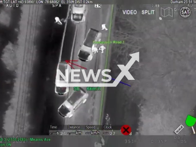 An Oshawa man is facing numerous charges after he attempted to flee from police in a stolen vehicle. Note: Photo is a screenshot from the video (Durham Regional Police Service/Clipzilla)