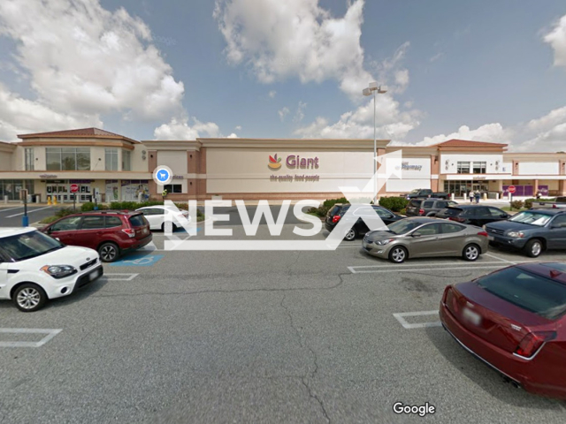 Image shows the Giant store in the city of Bowie, Prince George's County, Maryland, United States, undated photo. A man who was running late to buy Halloween candy visited the store and bought 10 quick tickets that earned him the jackpot on Saturday, Oct. 29, 2022. Note: Photo is a screenshot from Google Maps. (Google Maps/Newsflash)