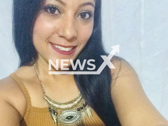 Manuela Martins, 26,  poses in undated photo. She was raped, killed, her body was burned on a night out in the Federal District, Brazil in  March 2021,  and Fabio Eduardo Pereira Melo,  her husband, allegedly started killing the suspects. 
Note: Private photo.  (Newsflash)