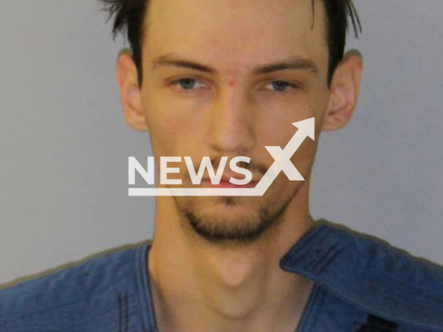 Austin Gene Combs, 26, poses in undated photo. He was arrested for alegedly shooting Anthony Lee King, 43, in Okeana, Ohio, USA,  on  Saturday, Nov. 5 2022, because he believed he was a Democrat. Note: Police photo. (Butler County Sheriff's Office/Newsflash)