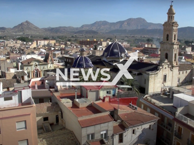 Photo shows an illustrative image of Novelda, Alicante, Spain. A man was allegedly arrested after accidentally shooting himself in the penis with an unlicensed gun in Novelda, Alicante, Spain. Note: Picture is a screenshot from a video (Newsflash)