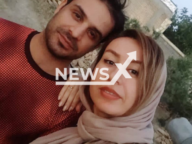 Elham Afkari poses with her brother, Habib Afkari, in an undated photo. Efkan Afkari was reportedly arrested by police in Shiraz, Iran. Note: Picture is private (Newsflash)