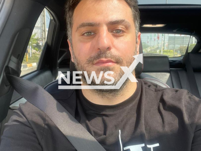 Ali Zia poses in an undated photo. Ali Zia, a TV host, had his passport confiscated by police while leaving Iran. Note: Picture is private (@aliziyaoriginal/Newsflash)