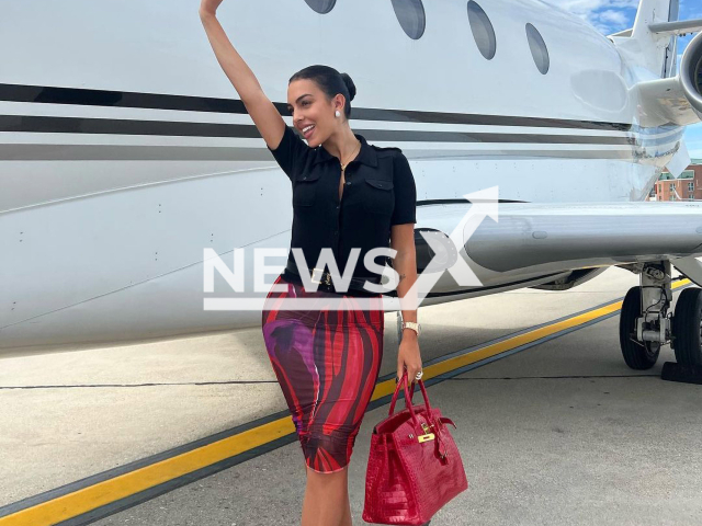 Georgina Rodriguez poses in undated photo. Her sister Patricia Rodriguez stated she is  broke and her sister doesn't help her in  telephone statements to the program Socialite, in Spain, in November, 2022.
Note: Private photo.  (@georginagio/Newsflash)