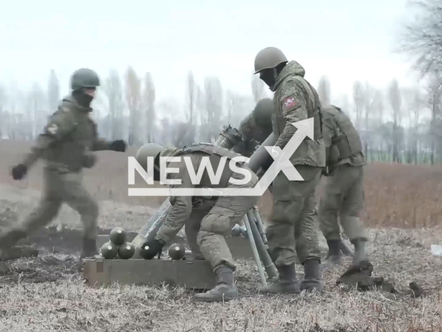 Russian mortar crew fires on the Ukrainian military positions in Ukraine in undated footage.
Artillerymen are firing to suppress firing positions and destroy strongholds at a distance of up to 7,000 meters
Note: Picture is a screenshot from a video (@mod_russia/Newsflash)