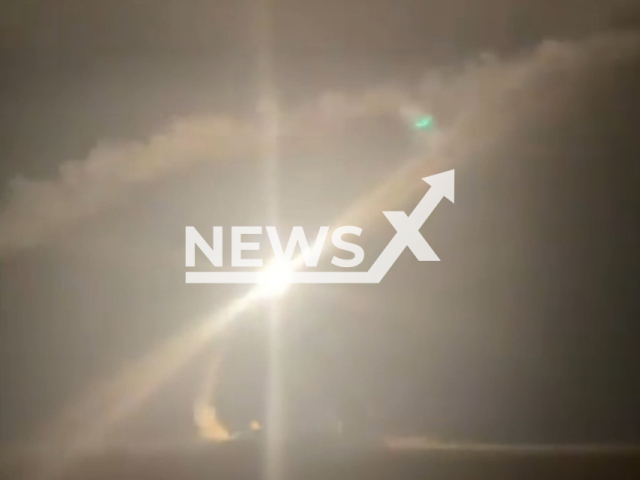 Ukrainian air defense fire rocket at the Russian missile in Ukraine in undated footage.
Footage released by the Air Force Command of the UA Armed Forces on Tuesday, Nov. 15, 2022.
Note: Picture is screenshot from a video (@kpszsu/Newsflash)