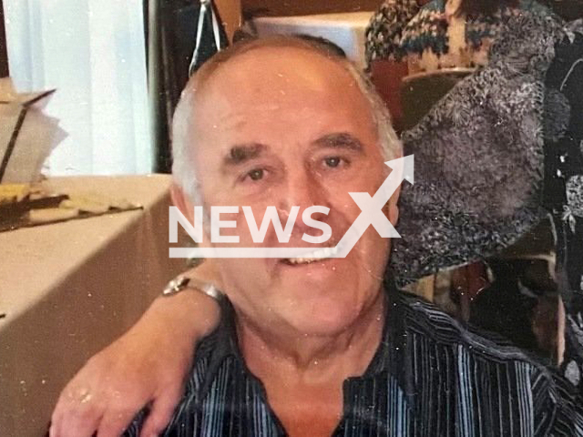 The 86-year-old George Ian Stevenson, who died after being hit by a car and allegedly waiting for an ambulance for four hours on 2nd March 2022 in Johnstown, Wrexham County. Note: This photo has been provided by Ellie Williams. (@ellie.williams.39982/Newsflash)