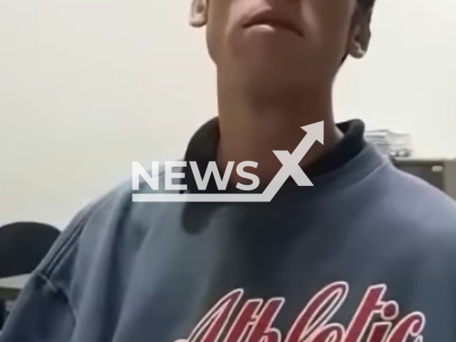 Picture shows Muriel Madeira, 29, undated. He killed his father, Renato Jose Madeira, 71, in Joinville, Brazil, in November, 2022, he was arrested for murdering his mother in 2017 and later acquitted for the crime.

Note: Photo is a screenshot from a video. (Newsflash)