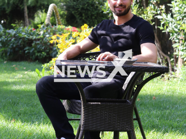 Soroush Rafiei poses in an undated photo. He is an Iranian professional footballer who plays for the Persian Gulf Pro League club Persepolis and the Iran national team. Note: Picture is private (@soroush_rafiei/Newsflash)