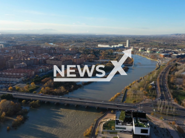 Image shows the city of Zaragoza, Spain, undated photo A woman tried to dope her separated husband with a drugged croquette to steal EUR 27,000 (GBP 24,000) from his bank account. Note: Photo is a screenshot from a video. (Newsflash)