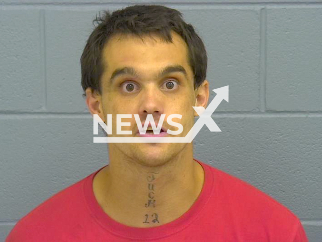 Michael Conley Loyd, poses in undated photo. He pleaded pleaded guilty to one count of bank robbery in federal court to "prove a point" to his lover in the city of Springfield, in Missouri, USA on Thursday, Nov. 17, 2022. Note: Licensed content. (Greene County, Missouri jail/Newsflash)