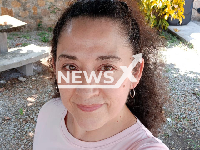 Mexican Blanca Arellano, 58, poses in undated photo. She arrived  in Lima, Peru  to meet  university student, Juan Pablo Villafuerte, 37, as they had a long-distance relationship, and diapered on Nov. 7, 2022,  he has been arrested for her murder. Note: Private photo.  (Newsflash)