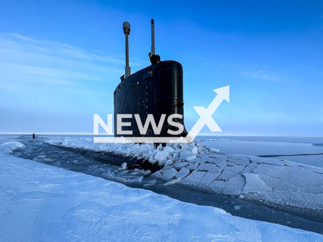 The Virginia-class attack submarine USS Illinois (SSN 786) surfaces in the Beaufort Sea, kicking off ICEX 2022.
Note: U.S. Navy photo.
(U.S. Navy/Newsflash)