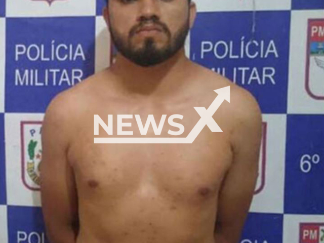 Lucio Magno do Espirito Santos Quadros poses in undated photo. He was sentenced to 23 years in prison for the death of Geordana Nataly Farias, in Ananindeua, Brazil, in November, 2022. Note: Police photo. (Newsflash)