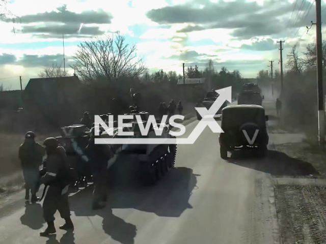 Promotion of airborne units during a special military operation in Ukraine. Note: Picture is a screenshot from a video (Ministry of Defense of Russia/Newsflash)