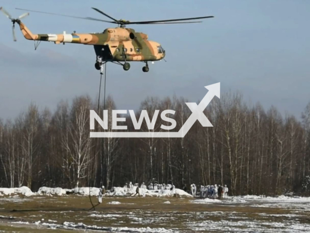 Picture shows Ukrainian army aviation helicopter in Ukraine. The footage was obtained from the Command of the Airborne Assault Troops of the Armed Forces of Ukraine on Sunday, Dec. 04, 2022. Note: Photo is a screenshot from a video (@dshv.mil.gov.ua/Newsflash).