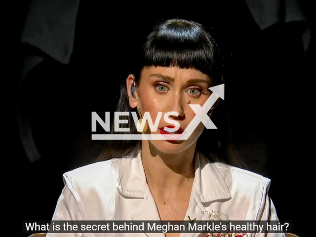 Konstrakta will represent Serbia at Eurovision 2022 with the song 'In Corpore Sano' which means 'In healthy body', where she says the lyrics: What is the secret behind Meghan Markle's healthy hair'?
Note: Photo is a screenshot from a video(RTS/Newsflash).