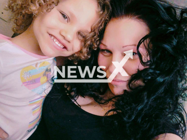 Kristy Siple, the mother and  Kamarie Holland, 5-year old  who was murdered, in December, 2022,  Phenix City, Alabama, USA.
Note: Private photo.  (Newsflash)