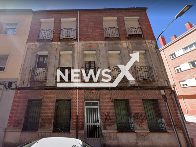 Pictures shows the block of flats at number 22 Calle Bailarin Vicente Escudero, in Valladolid, Spain, undated. Antonio Torralba had been dead and mummified for five years  in an abandoned apartment building  and  was still paying the rent, before being found by squatters, on Sunday, Nov. 27, 2022. Note: Photo is a screenshot from Google Maps. (Google Maps/Newsflash)