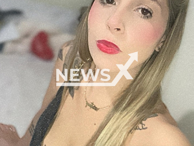 Larissa Aciole da Silva, 25, poses in undated photo. She was shot and died at the hospital after she asked a neighbour to turn down the music volume   in Sarandi, Brazil,  on Sunday, Dec. 4, 2022.
Note: Private photo.  (Newsflash)